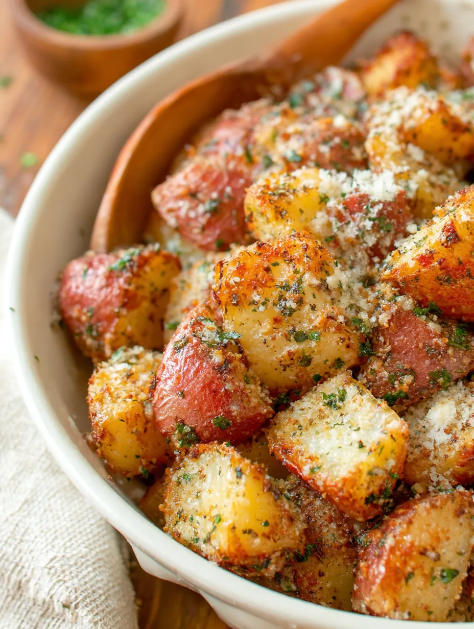 Garlic Parmesan Roasted Potatoes