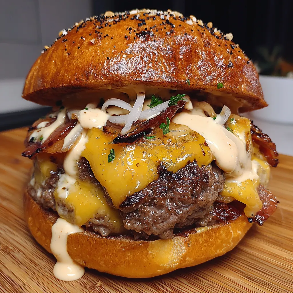 Smash Burgers with Baconnaise Sauce