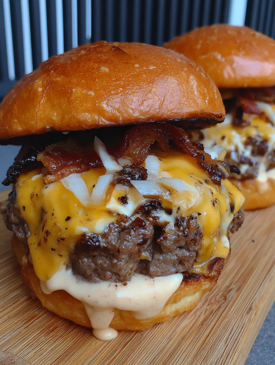 Smash Burgers with Baconnaise Sauce