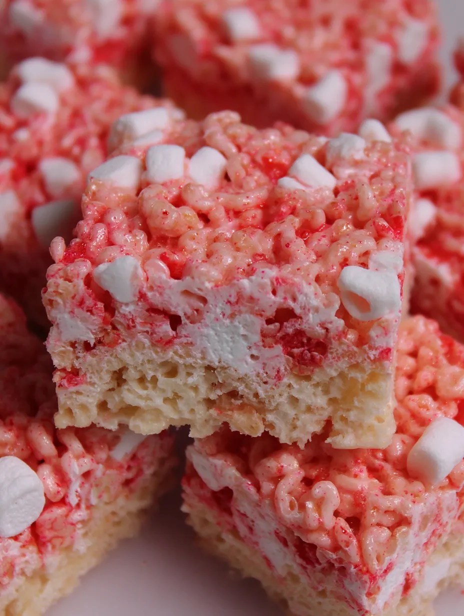 Strawberry Crunch Rice Krispie Treats
