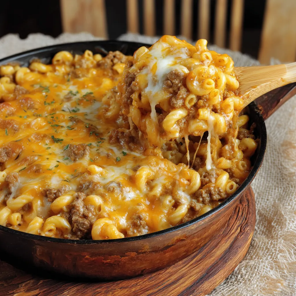 Cheesy Hamburger Casserole