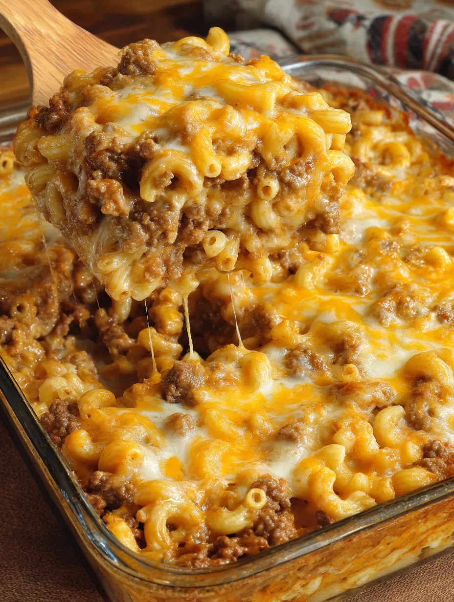 Cheesy Hamburger Casserole