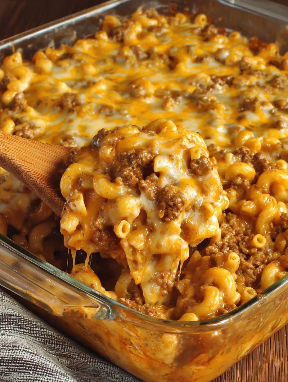 Cheesy Hamburger Casserole