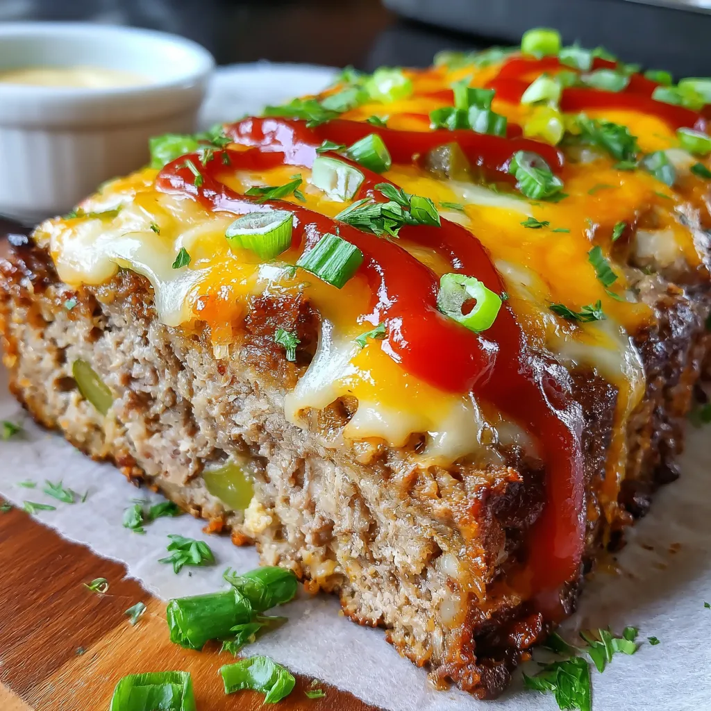 Philly Cheesesteak Meatloaf