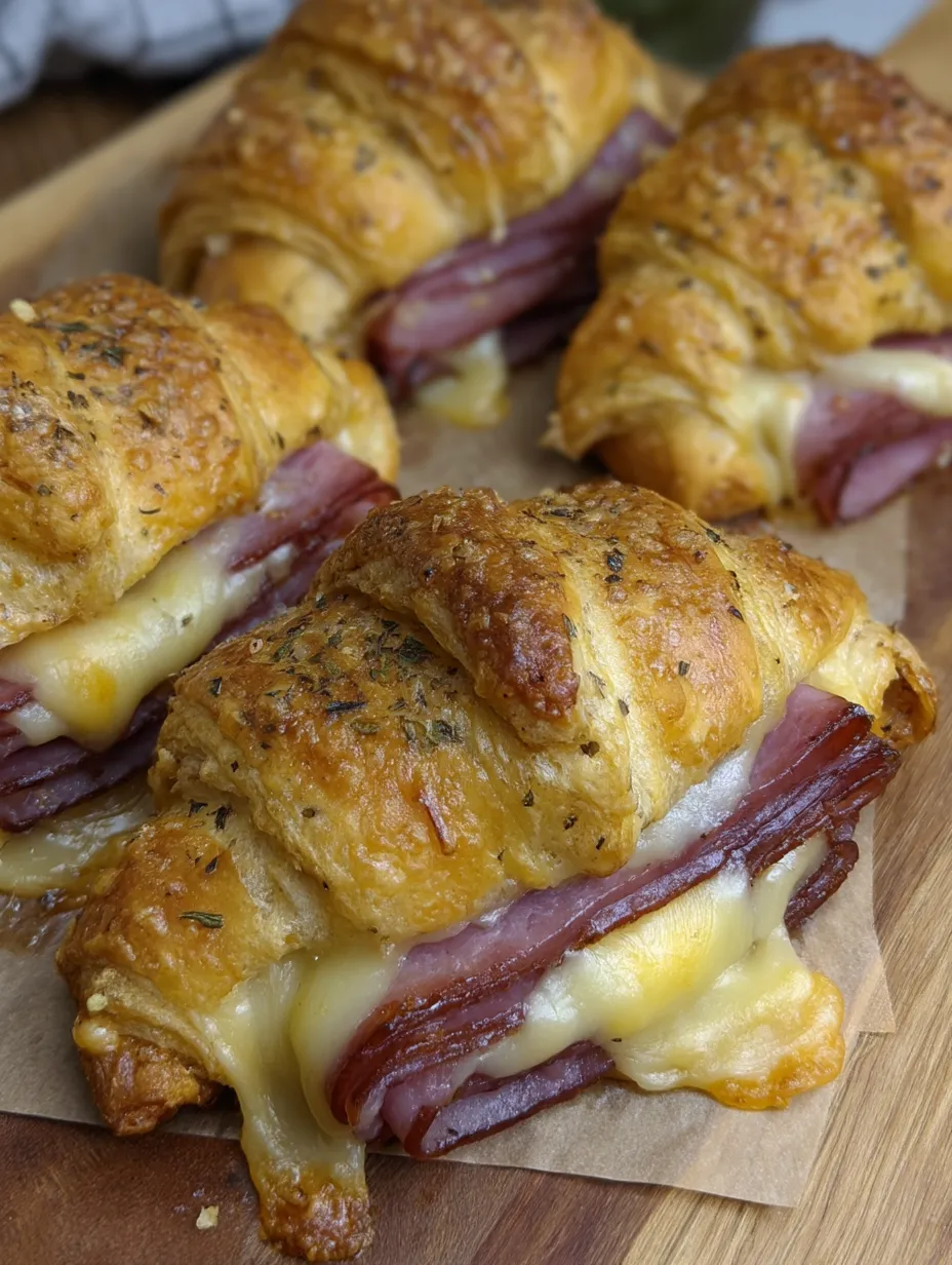 Ham And Cheese Crescent Rolls