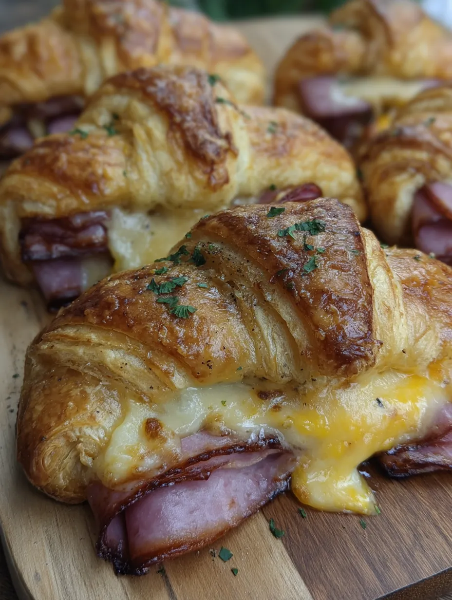 Ham And Cheese Crescent Rolls