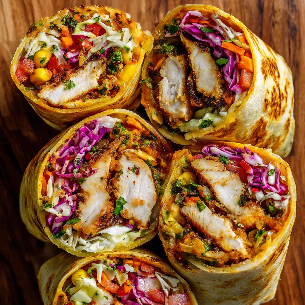 Southwest Chicken Wraps