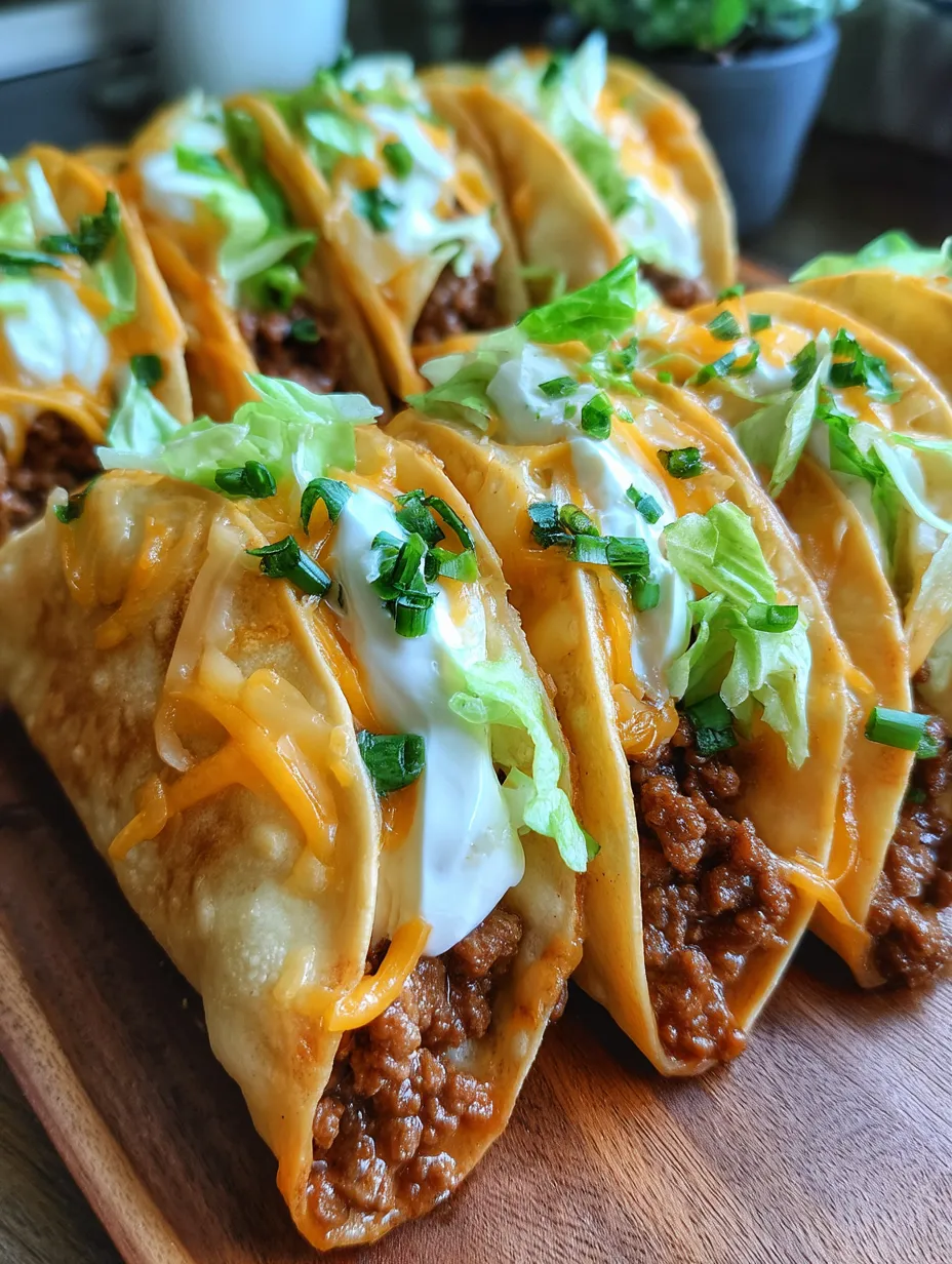 Loaded Cheesy Pocket Tacos