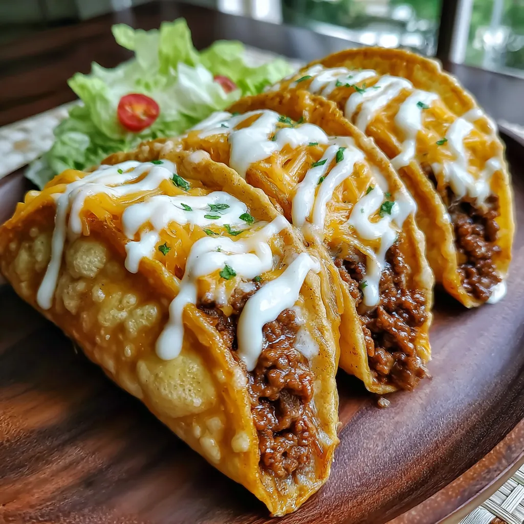 Loaded Cheesy Pocket Tacos