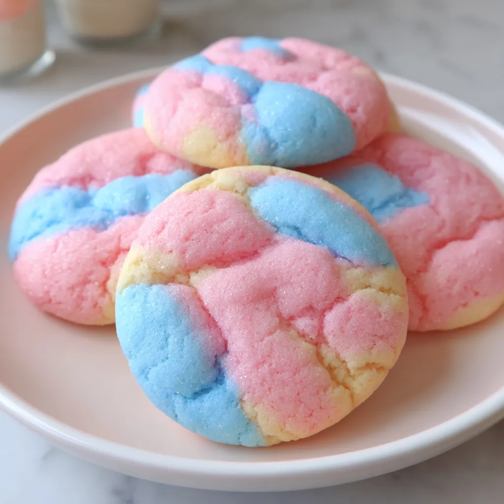 Cotton Candy Cookies