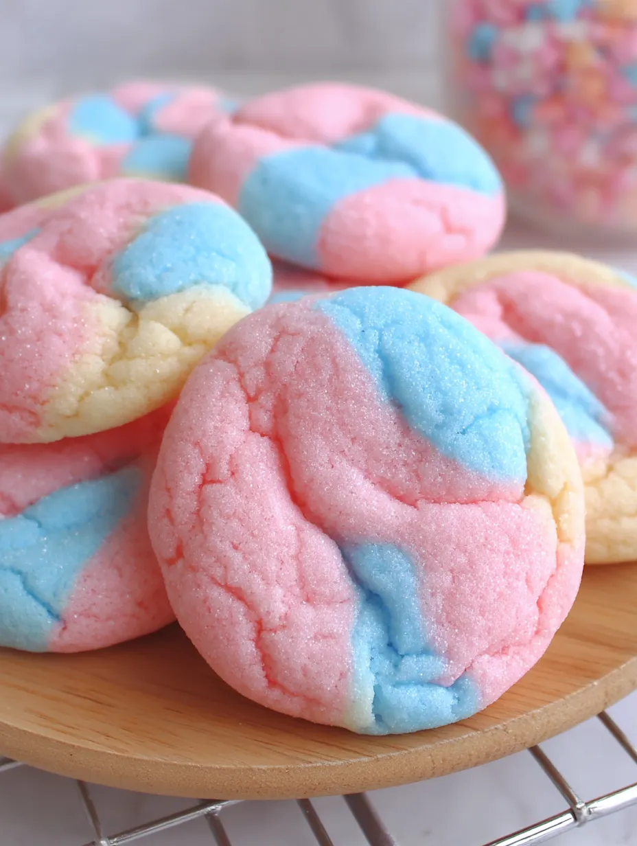 Cotton Candy Cookies