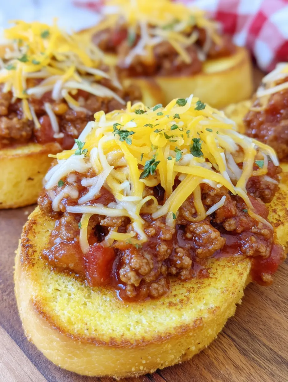 Texas Toast Sloppy Joes