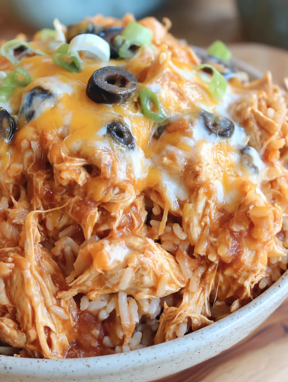 Crock Pot Chicken and Rice Burrito Bowl