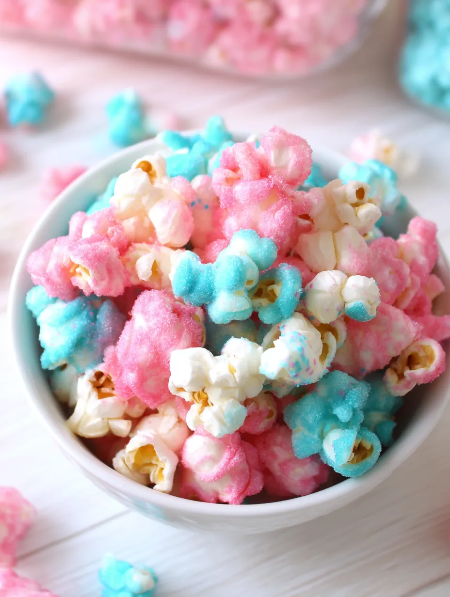 Cotton Candy Popcorn
