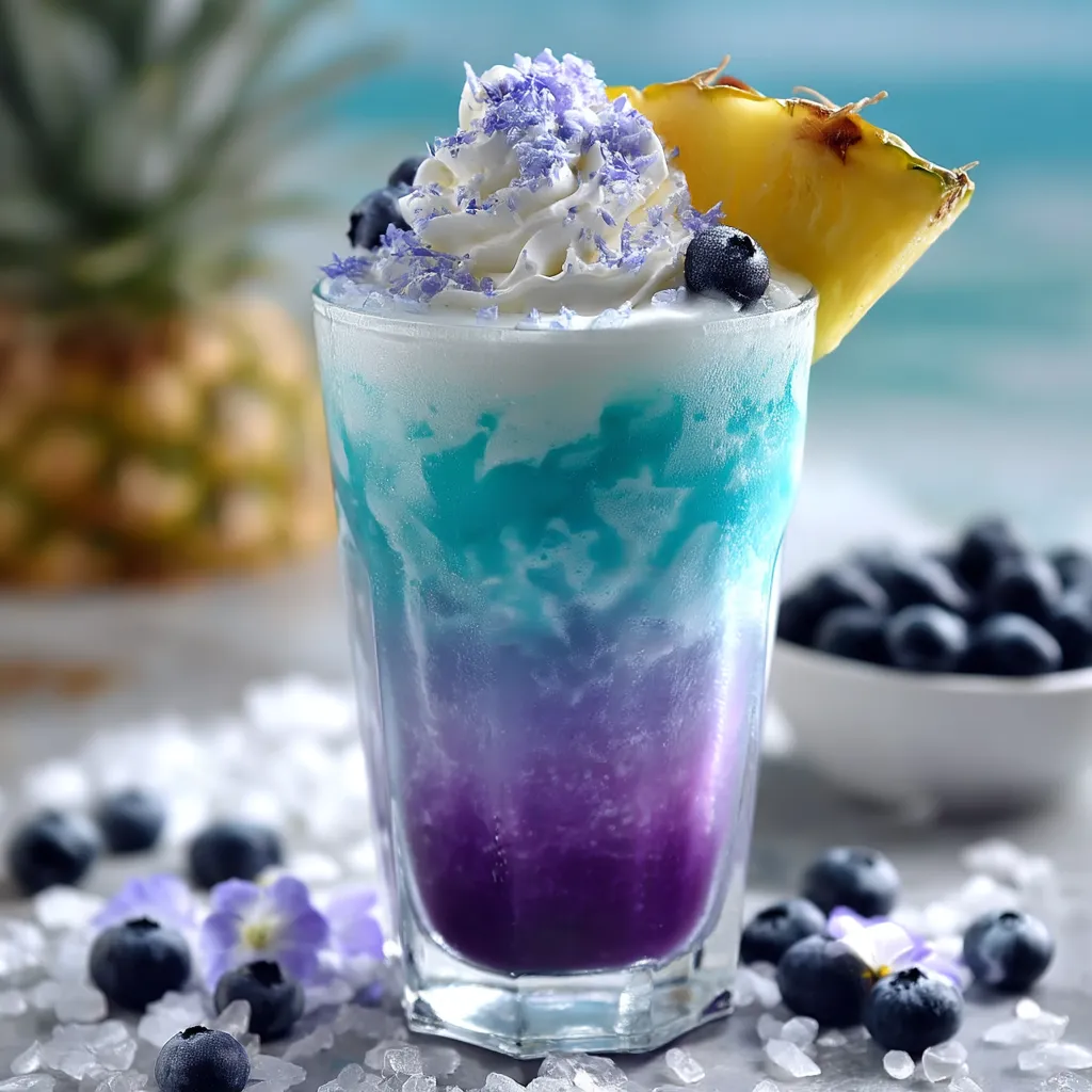 Ocean Love Colada Mocktail