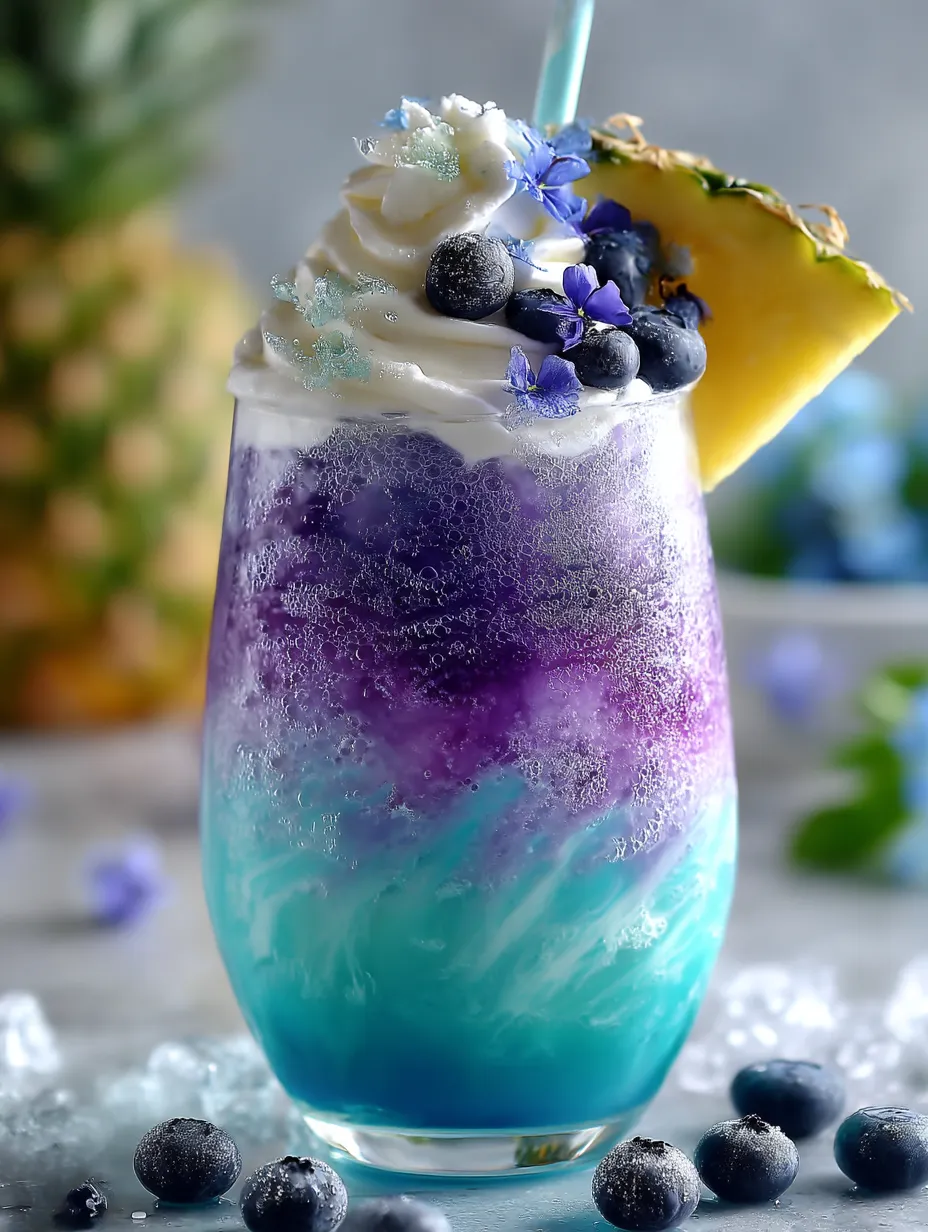 Ocean Love Colada Mocktail