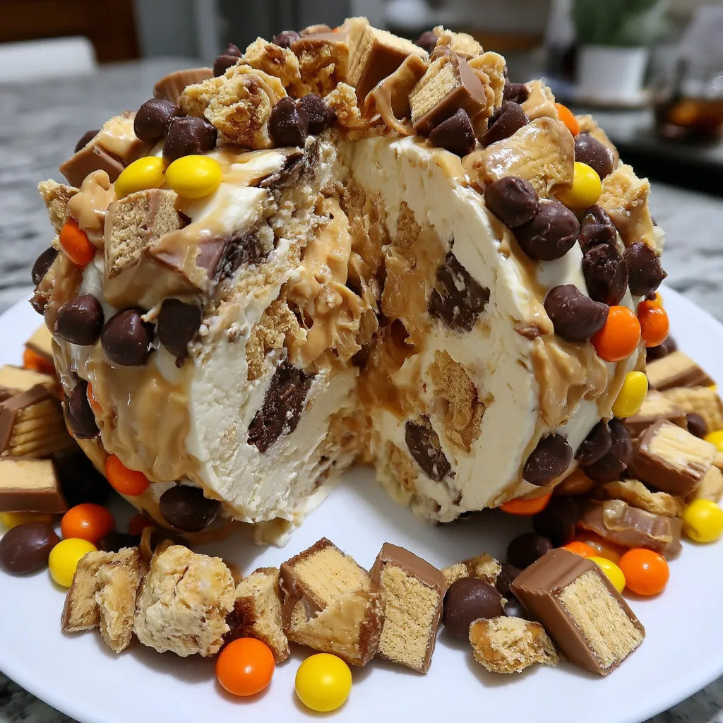 Reese’s Cheese Ball Peanut Butter Bliss Dessert Recipe