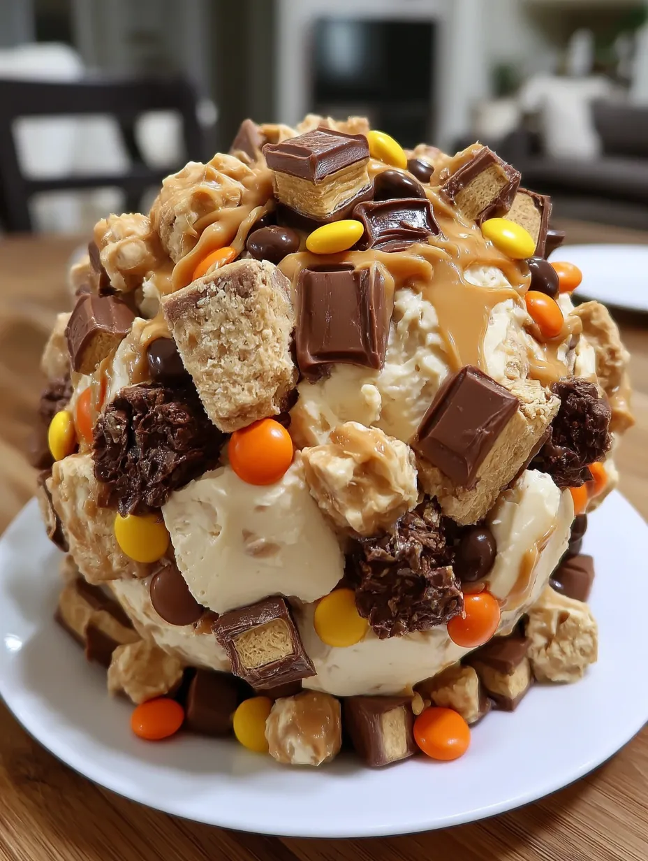 Reese’s Cheese Ball Peanut Butter Bliss Dessert Recipe