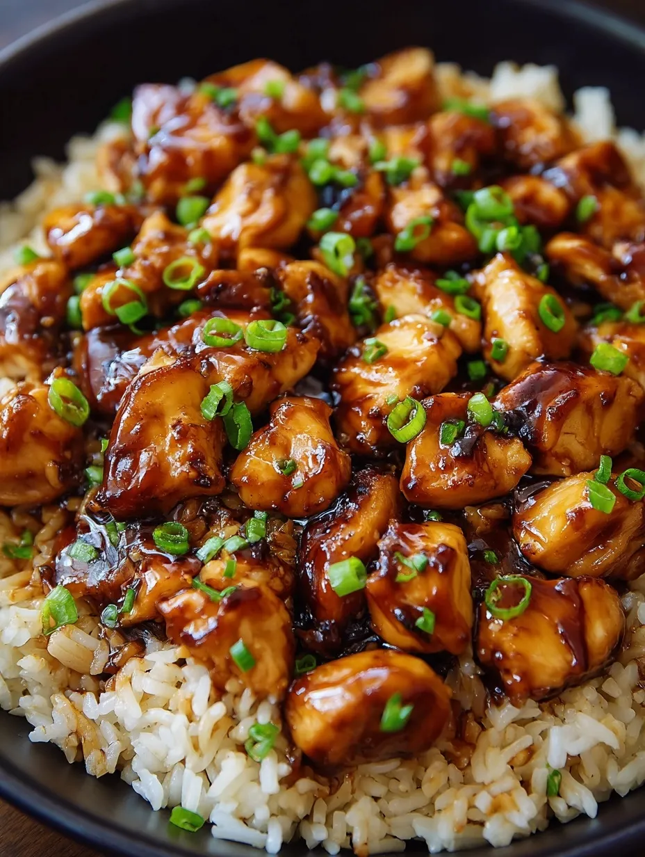 Honey BBQ Chicken Rice