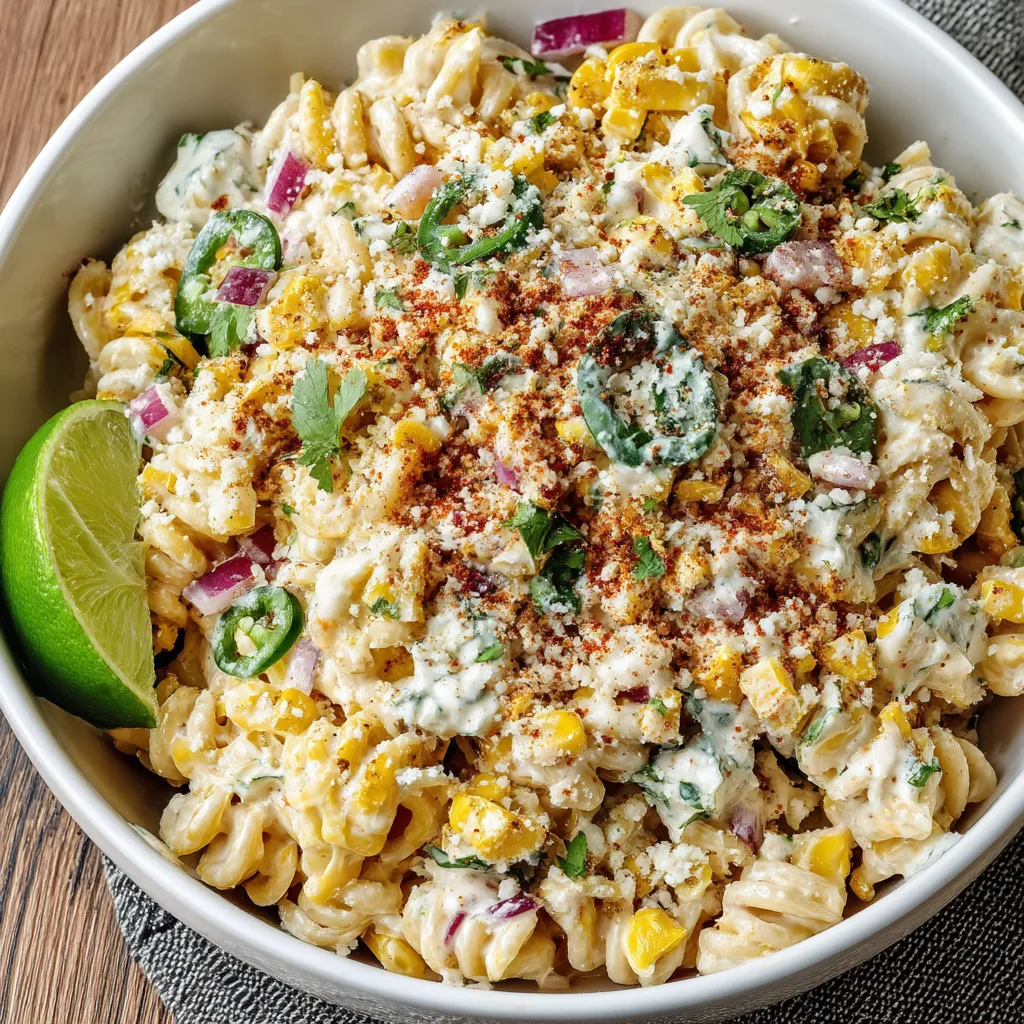 Mexican Street Corn Pasta Salad