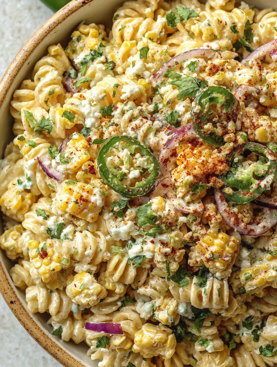 Mexican Street Corn Pasta Salad