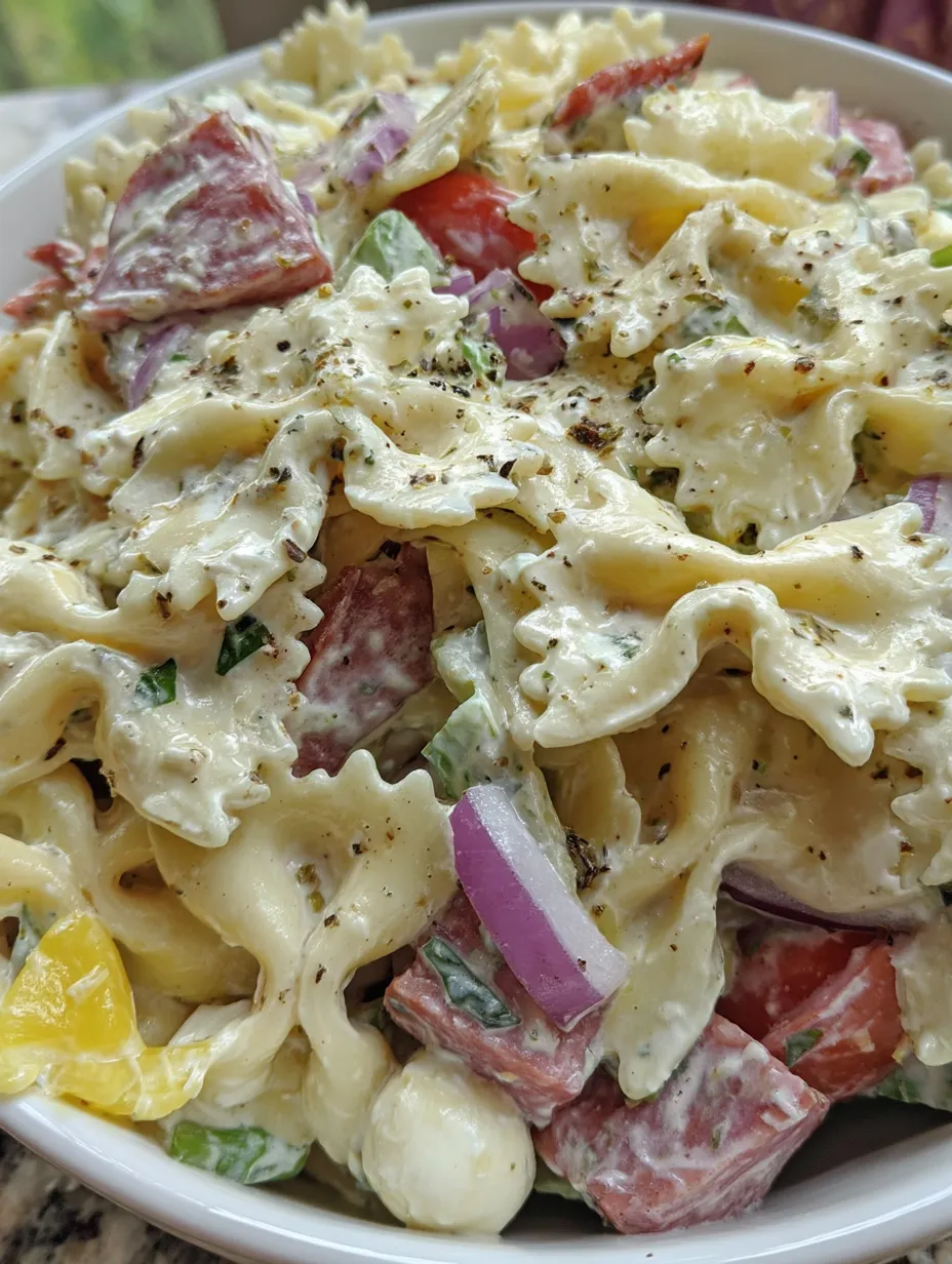 Italian Combo Pasta Salad
