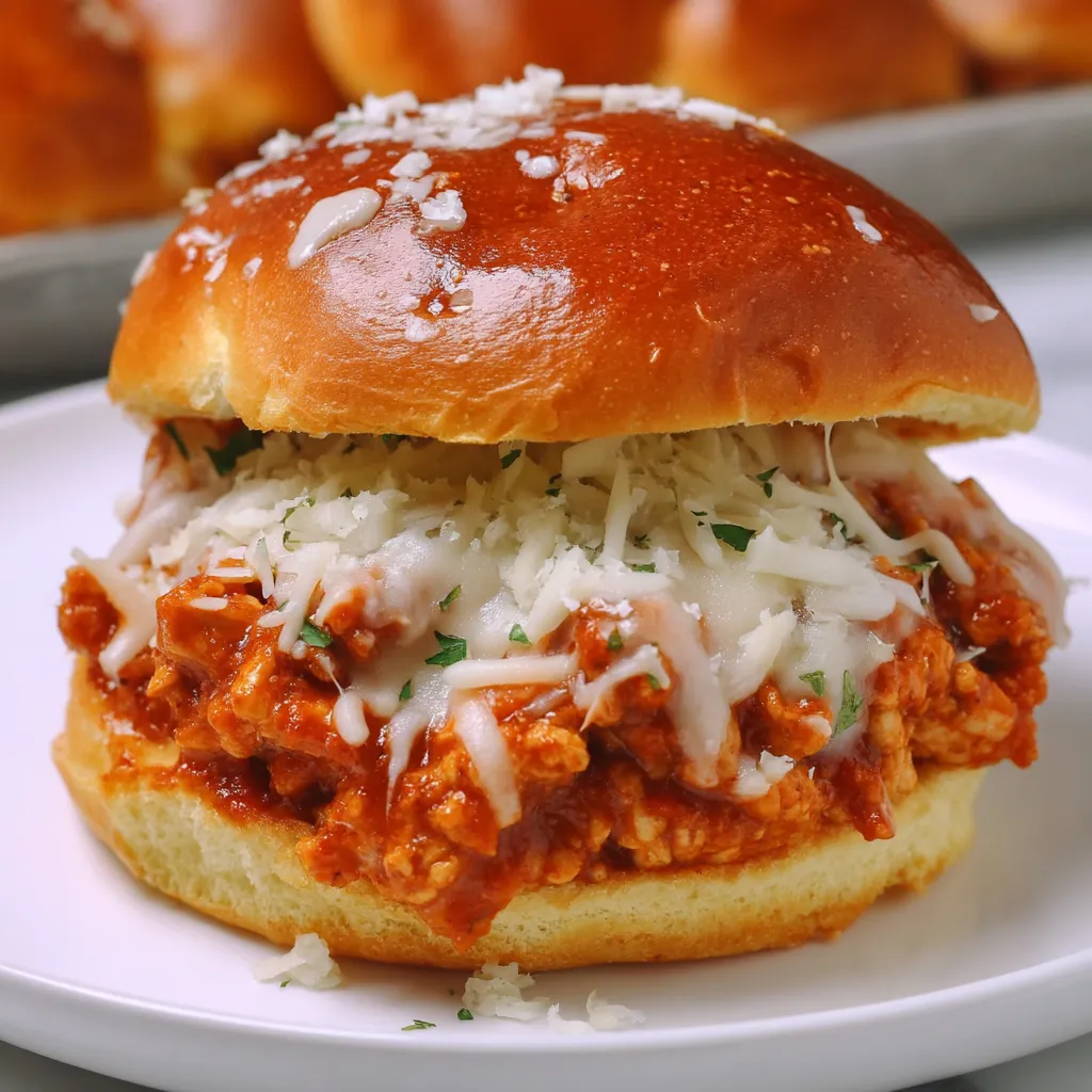 Chicken Parmesan Sloppy Joes