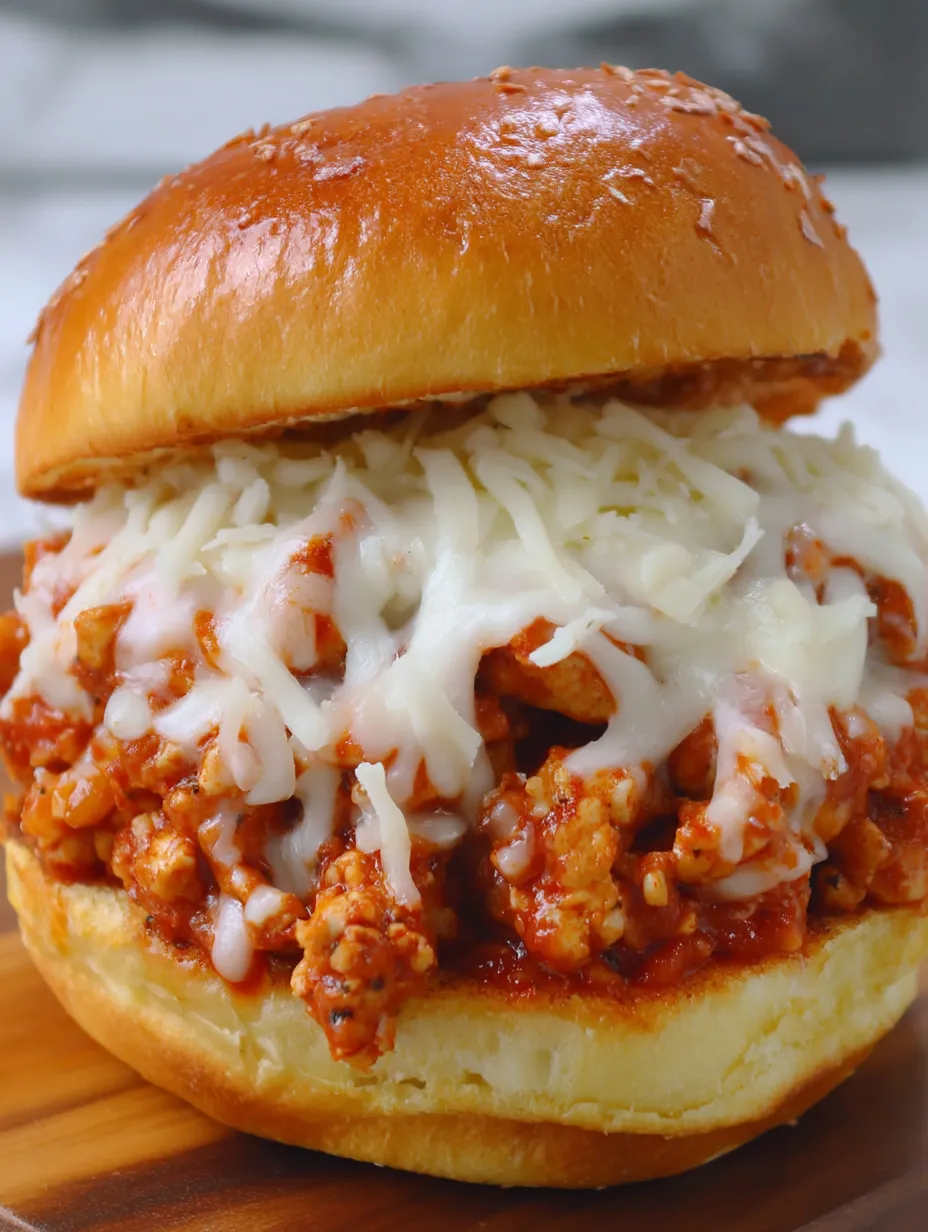 Chicken Parmesan Sloppy Joes