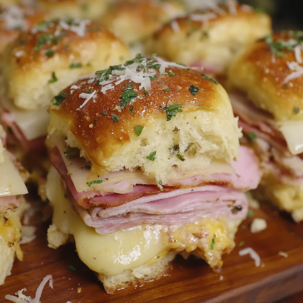 Ham and Swiss Sliders