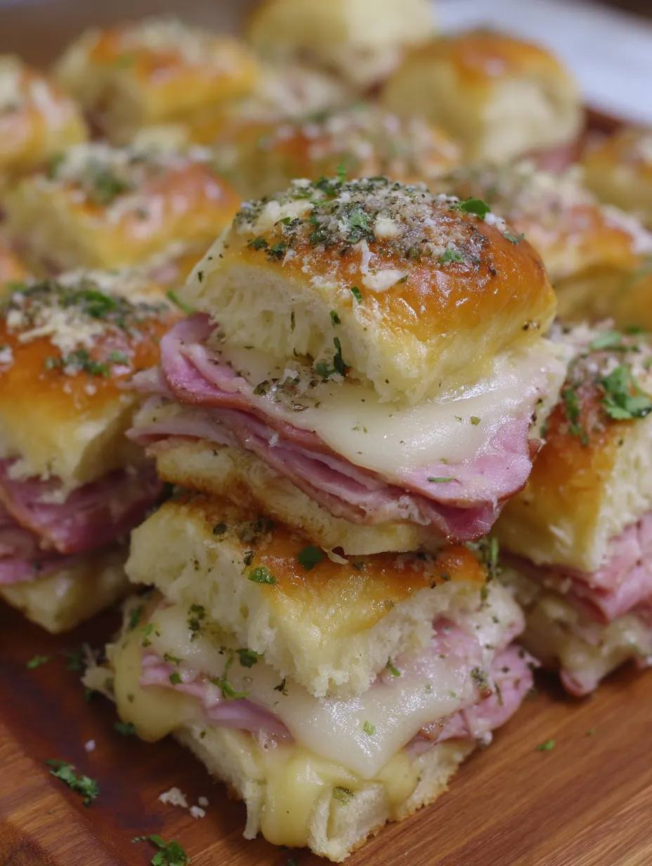 Ham and Swiss Sliders