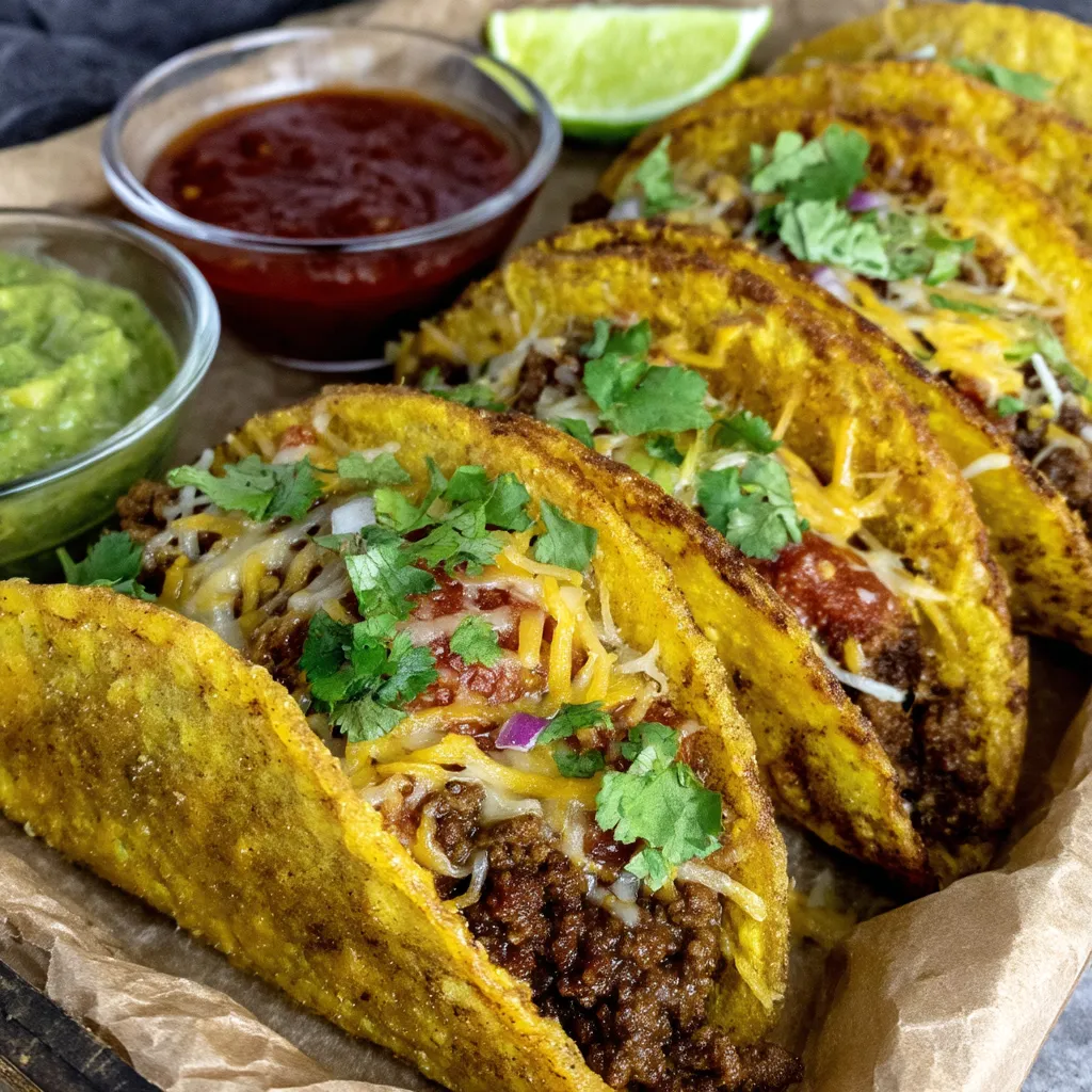 Crispy Ground Beef Tacos