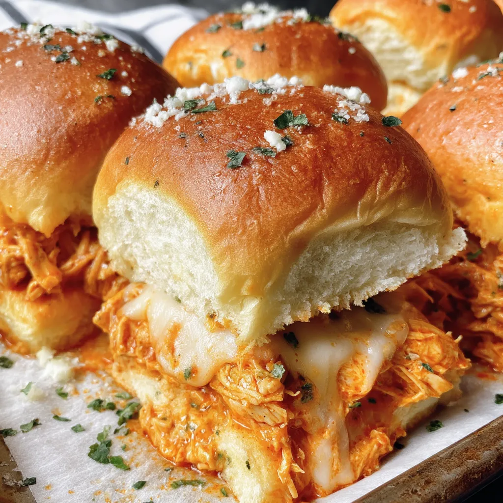 Buffalo Chicken Sliders