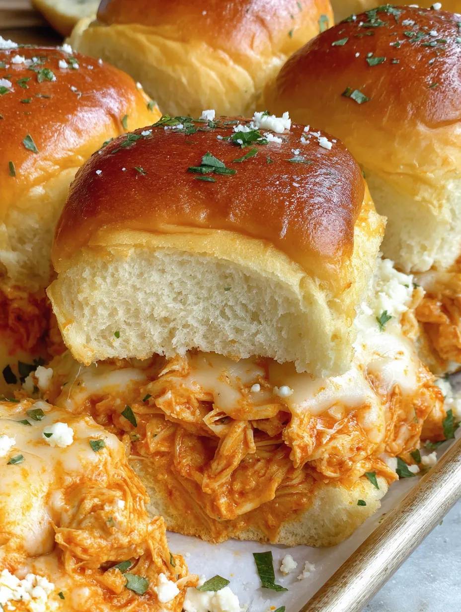 Buffalo Chicken Sliders