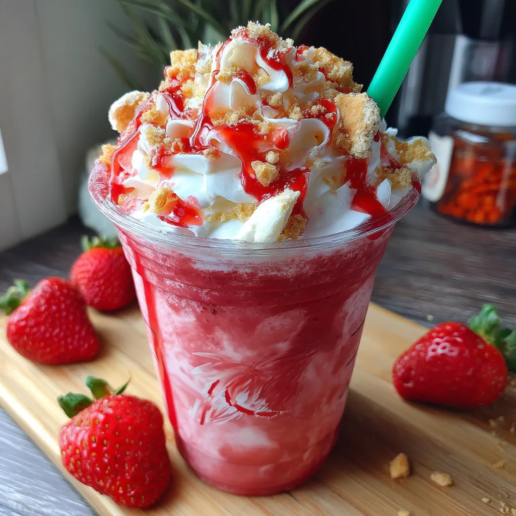 Starbucks Strawberry Shortcake Frappuccino