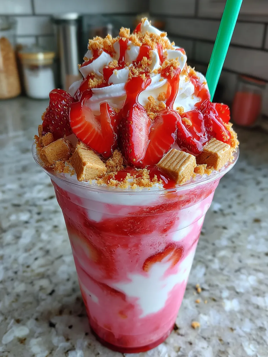 Starbucks Strawberry Shortcake Frappuccino