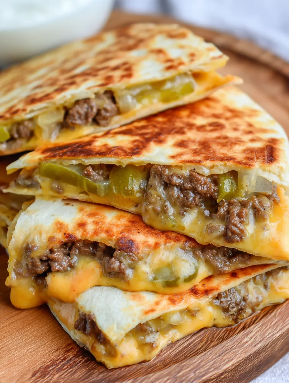 Cheeseburger Quesadilla
