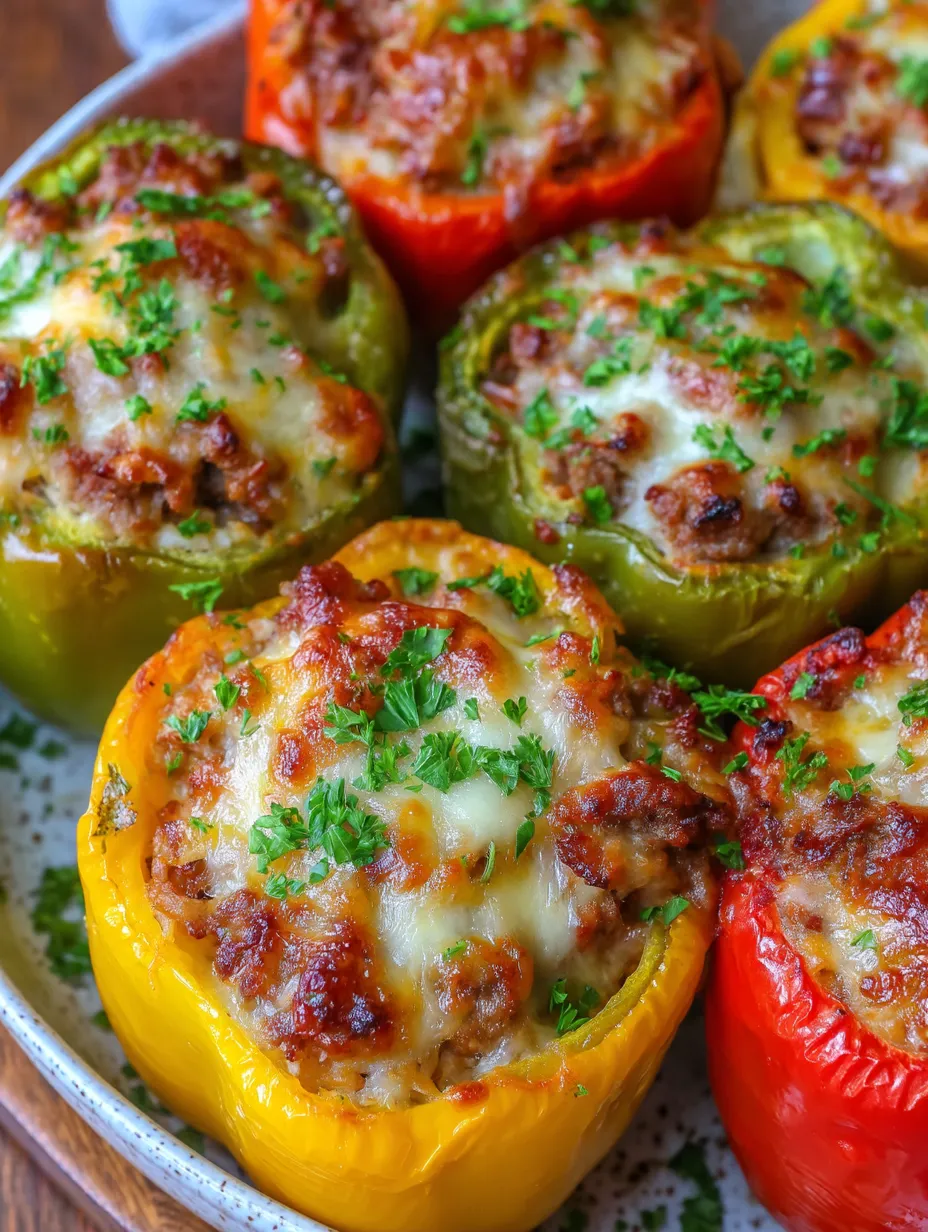 Easy Stuffed Bell Peppers Recipe