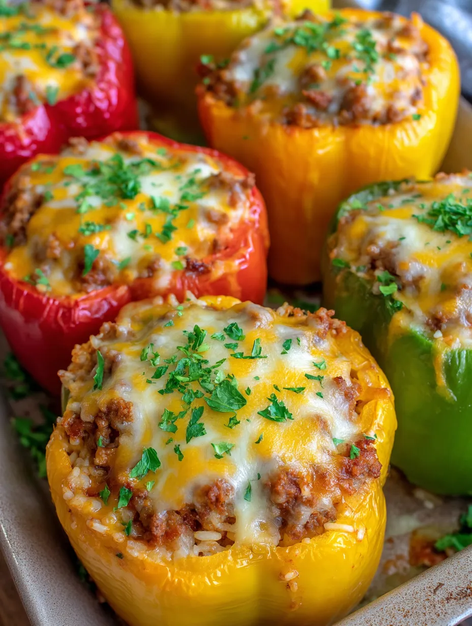 Easy Stuffed Bell Peppers Recipe