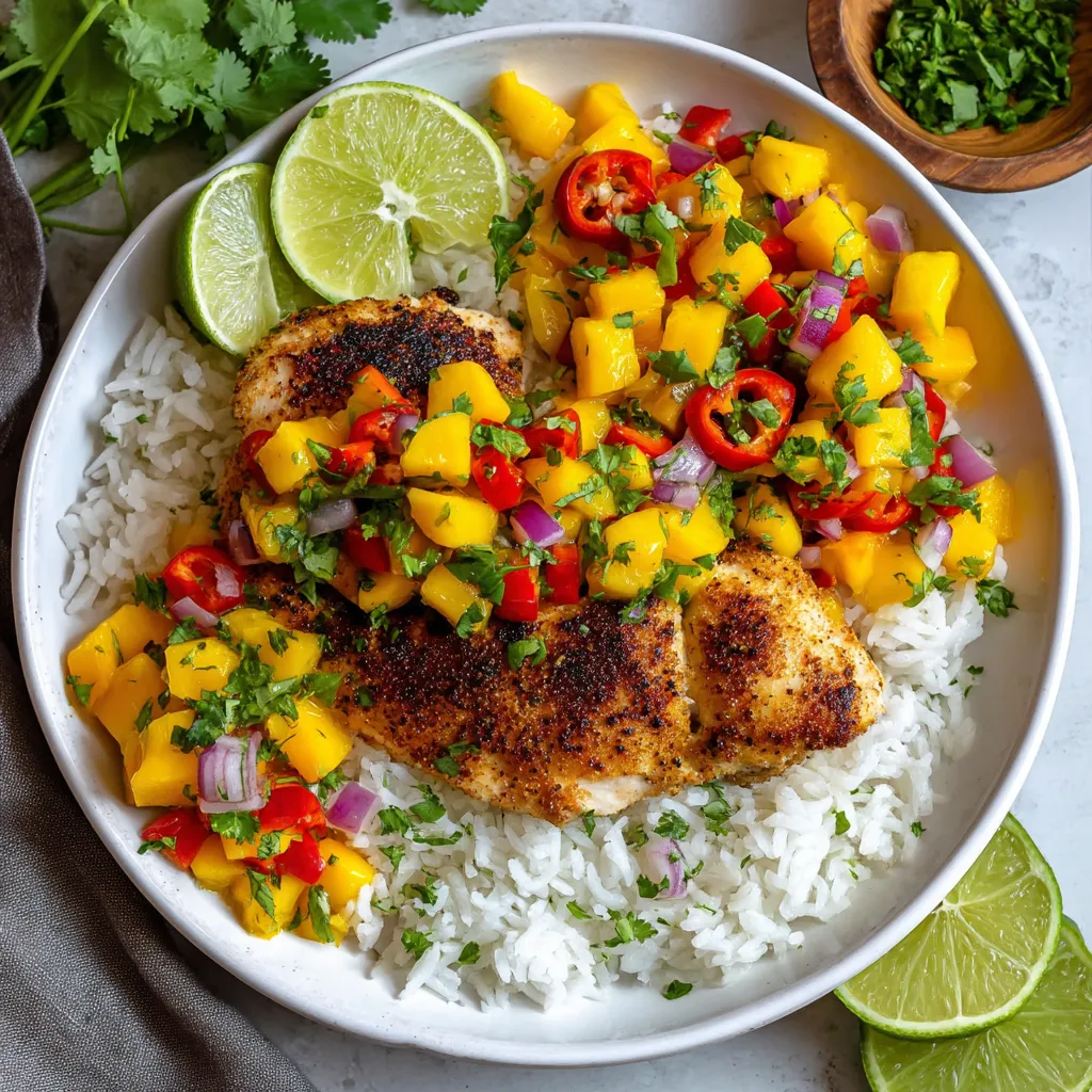 Chicken with Mango Salsa