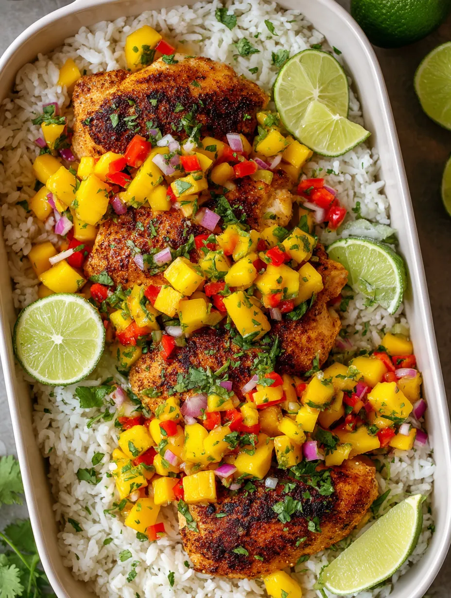 Chicken with Mango Salsa