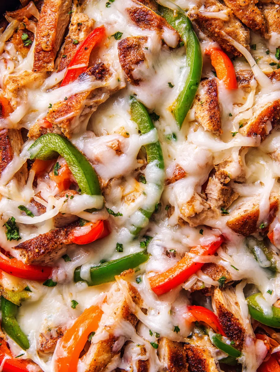 Chicken Cheesesteak Skillet