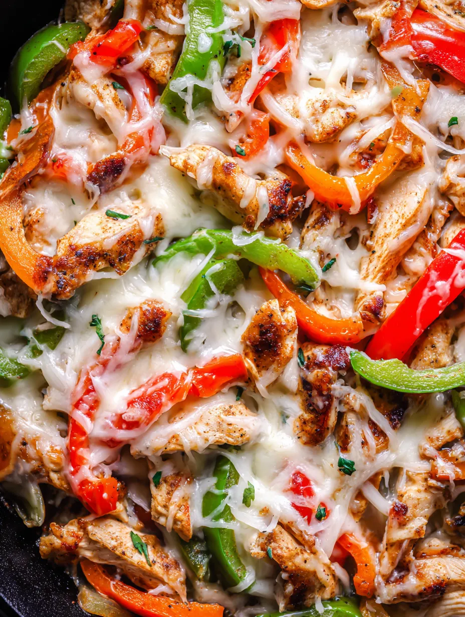 Chicken Cheesesteak Skillet