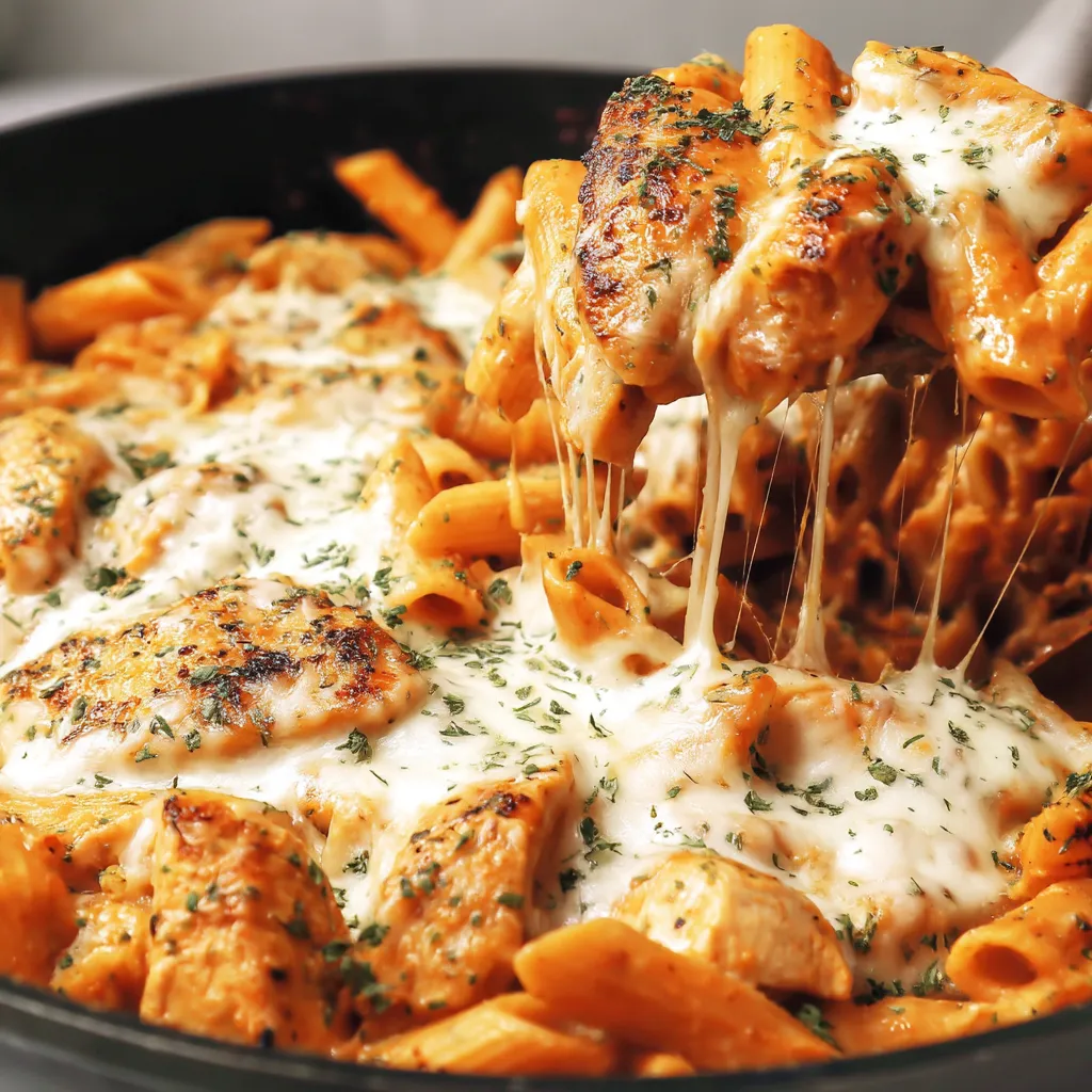 One Pot Chicken Parmesan Pasta