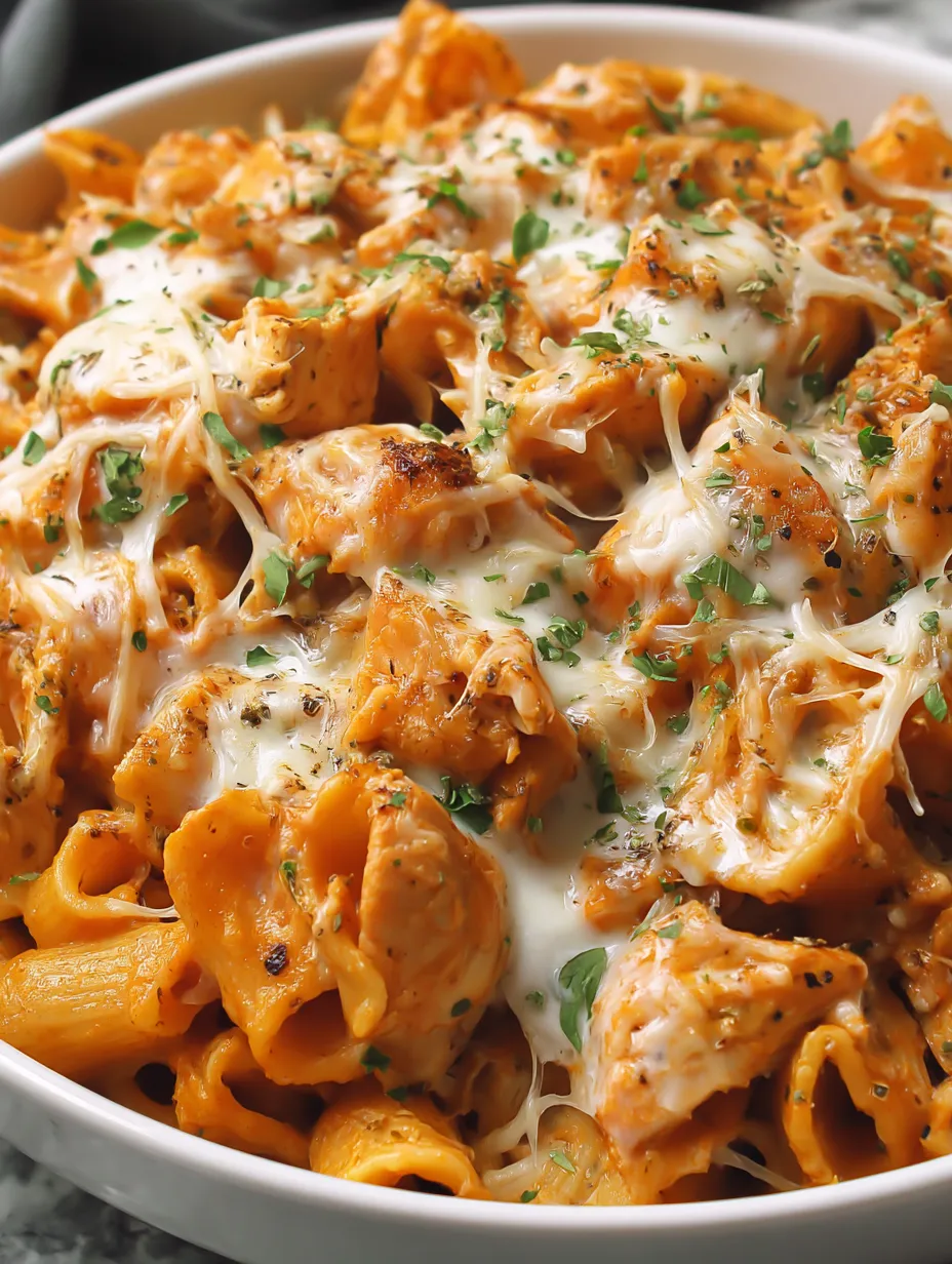 One Pot Chicken Parmesan Pasta