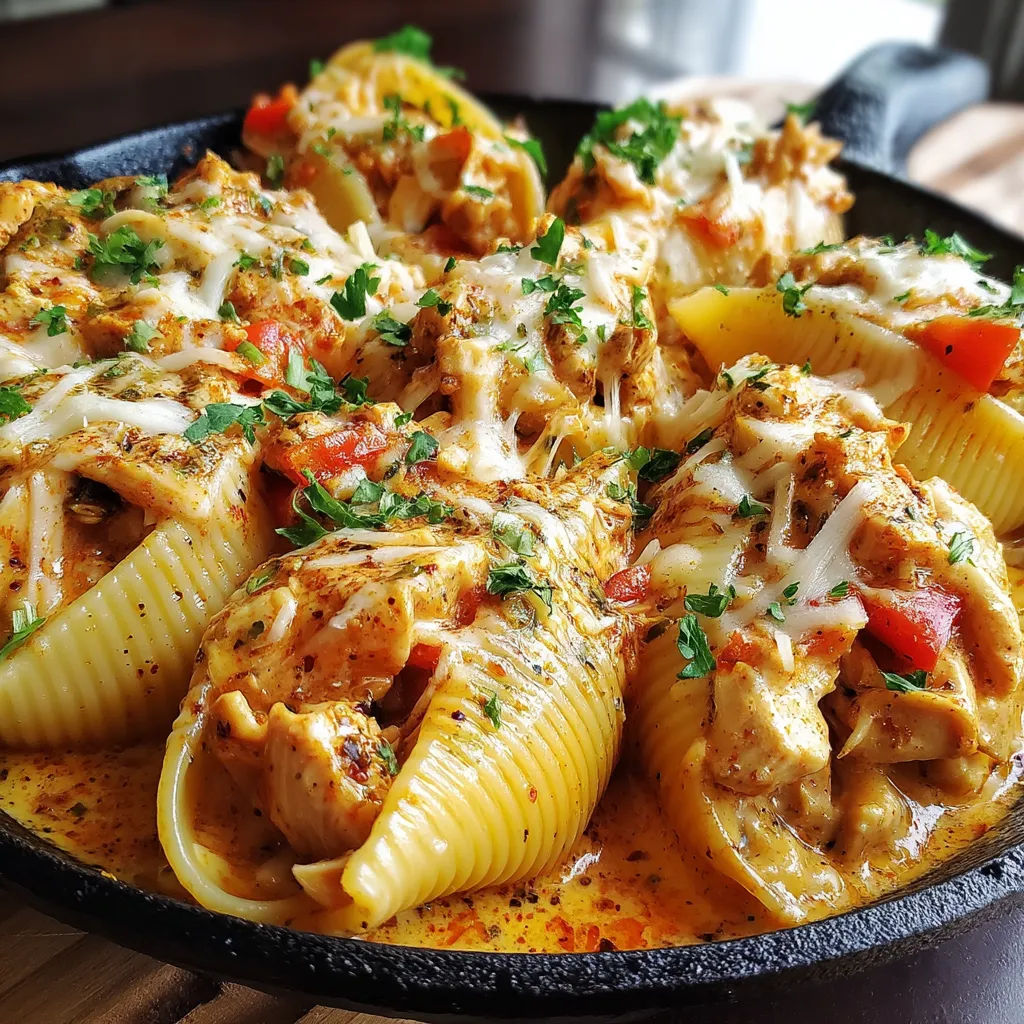 Creamy Cajun Chicken Shells