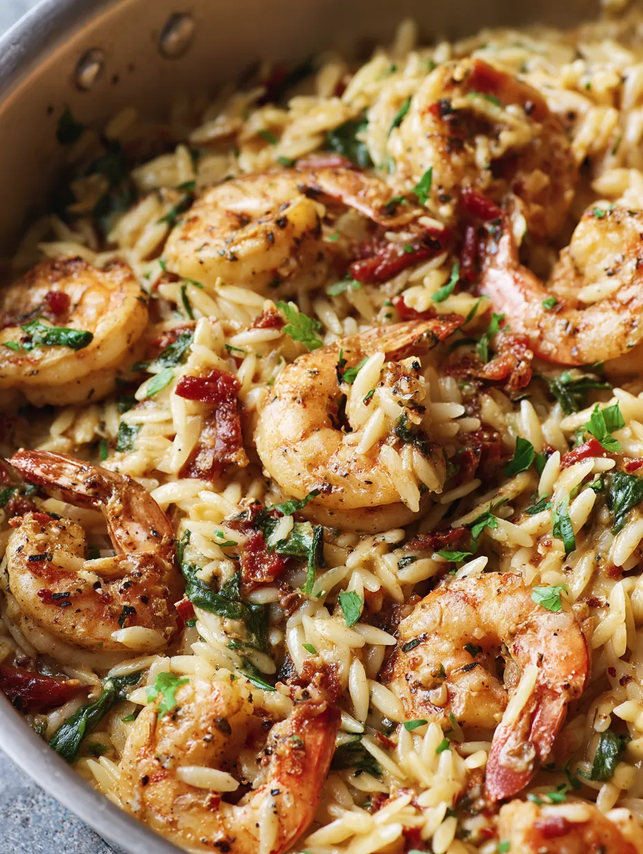 One Pot Marry Me Shrimp and Orzo Pasta