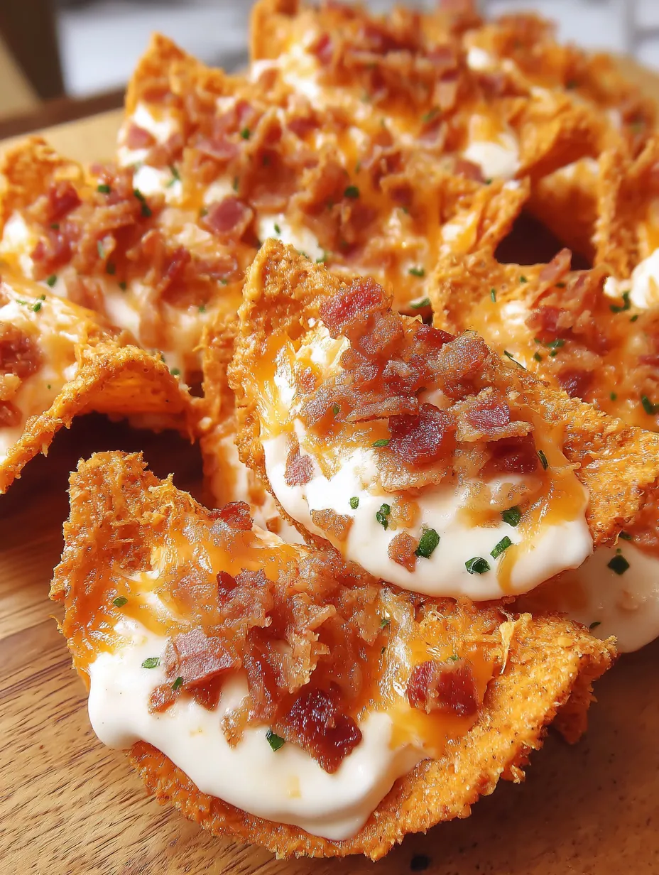Cream Cheese and Bacon Stuffed Doritos