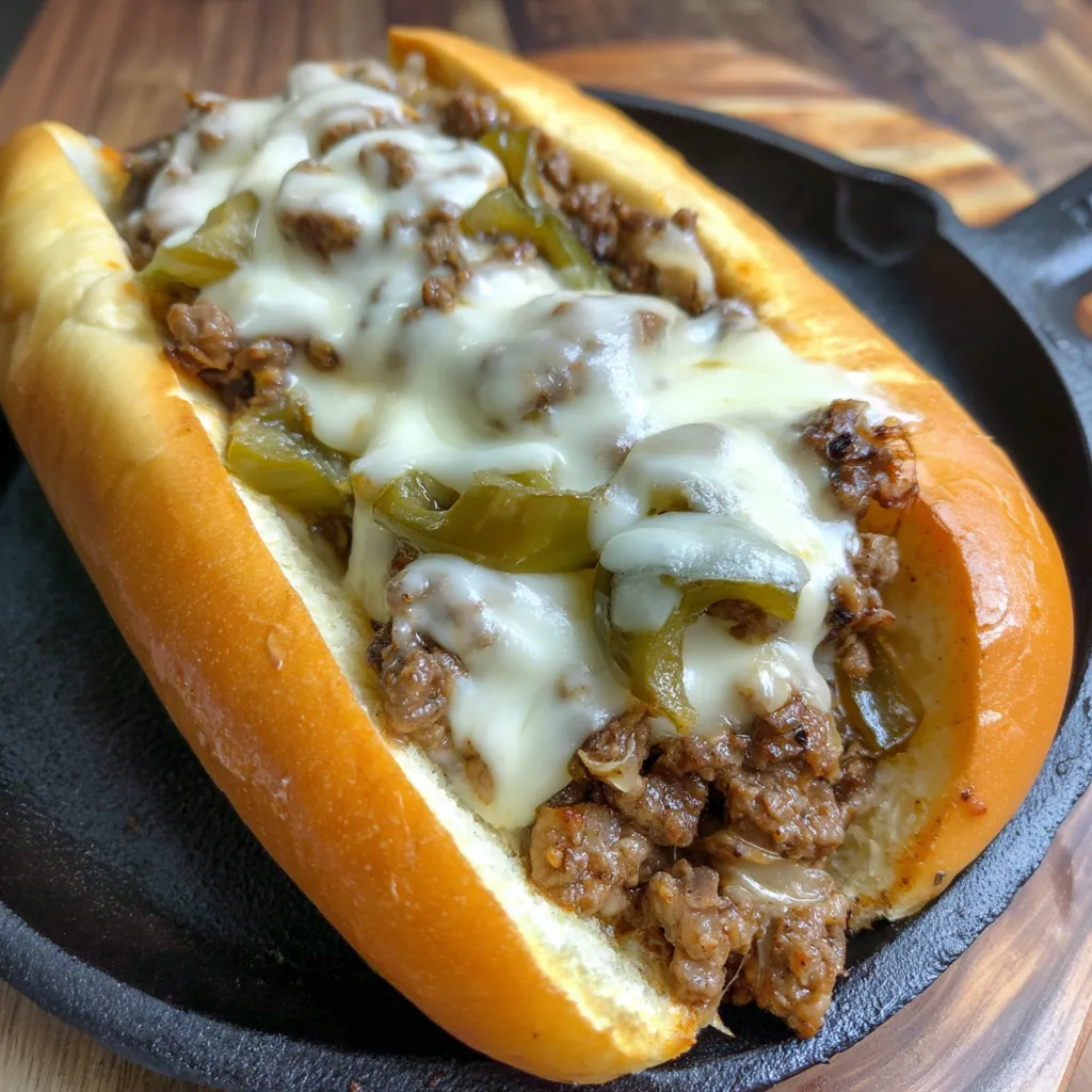 Philly Cheese Steak Sloppy Joes