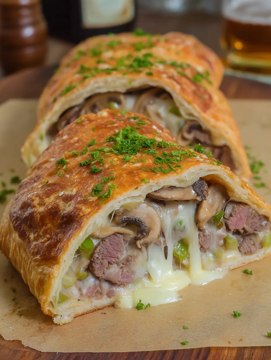 Cheesesteak Stromboli