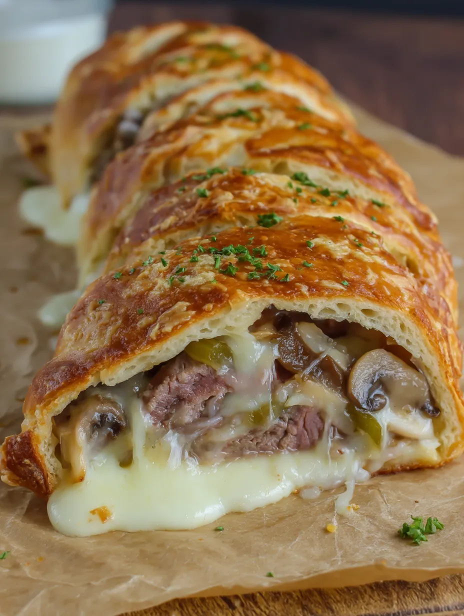 Cheesesteak Stromboli